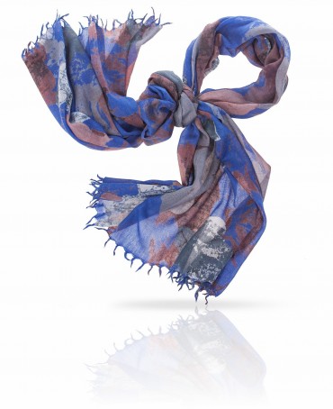 Палантин Женский W-OIL.CANVAS/NAVY